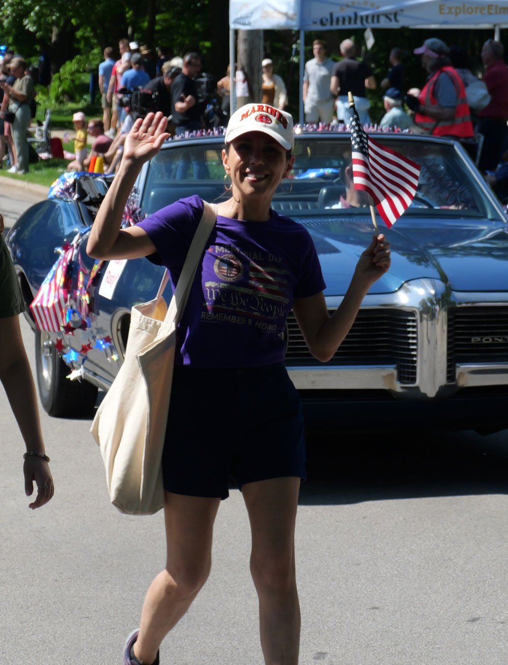 Linda at the parade