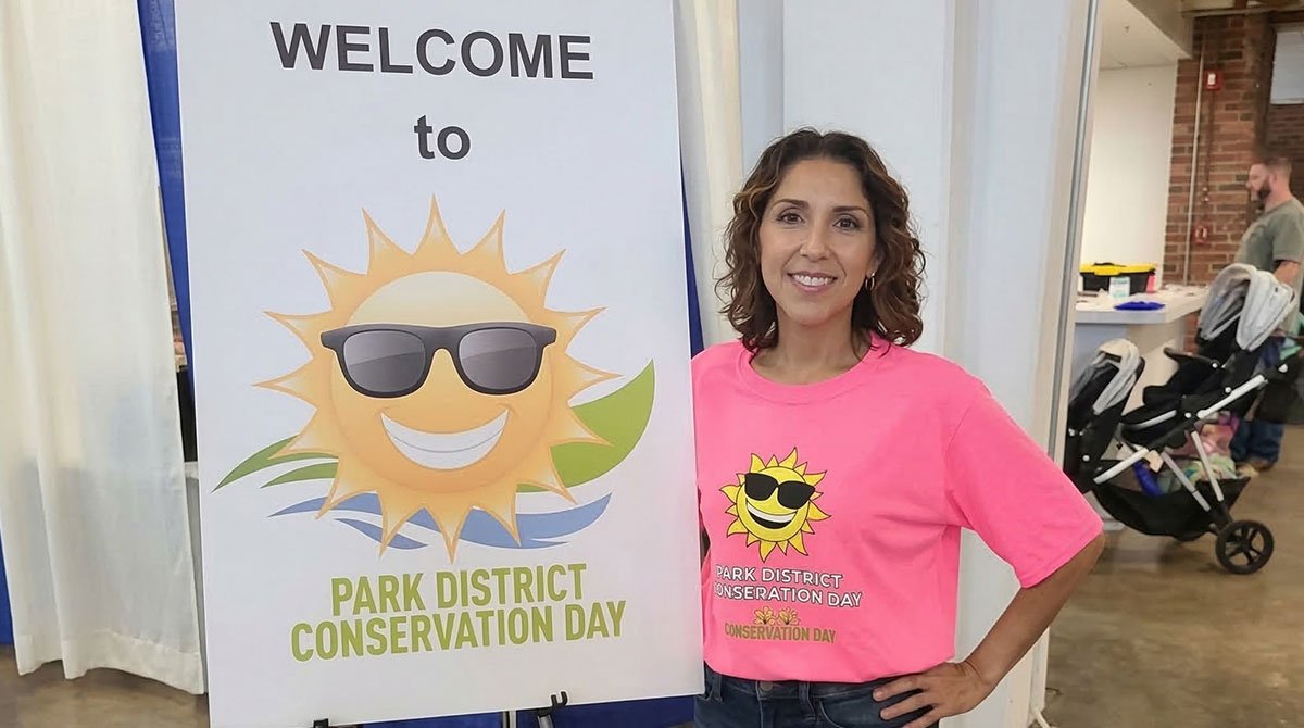Linda serving as Park District Commissioner